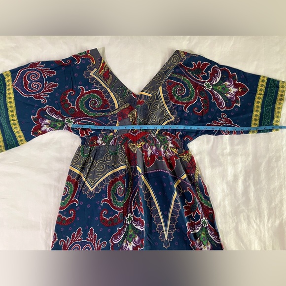 Baby Doll Print Dress V Neck Forever 21 - Picture 7 of 8